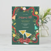 Uitnodigingen voor verjaardagsfeestjes (Staand voorkant)