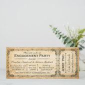 Uitnodigingen voor verlovingsfeesten II (Staand voorkant)