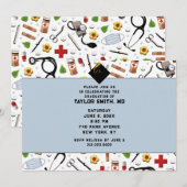 Uitnodigingen voor verpleegkundige graad (Voorkant / Achterkant)