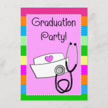 Uitnodigingen voor verpleegkundige Graduatie Brigh
