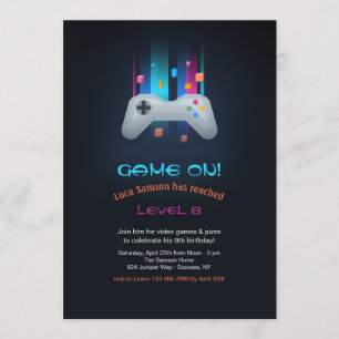 Uitnodigingen voor videogames