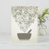 Uitnodigingen voor wetenschappelijke objecten (Staand voorkant)