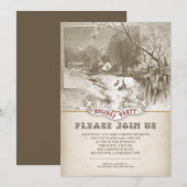  uitnodigingen voor wintervakanties (Voorkant / Achterkant)