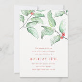 Uitnodigingen wintervakantiefeest (Voorkant)