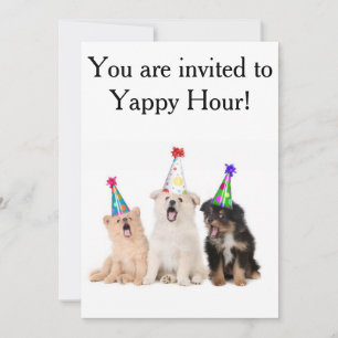 Uitnodigingen Yappy Hour