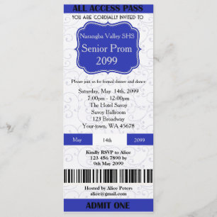 Uitnodigingenkaartje, altijd, eenvoudig, kaart