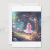 uitnodigingsaankondigingen kaart (Achterkant)