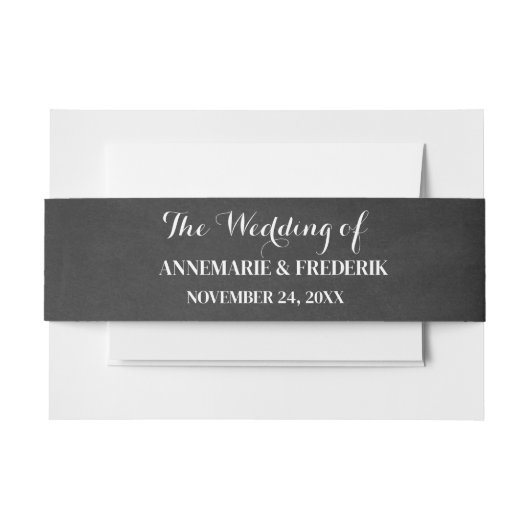 Uitnodigingsbalken Uitnodigingen Wikkel (Voorkant Voorbeeld)