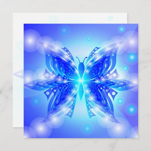 Uitnodigingsboter Abstract Save The Date (Voorkant / Achterkant)