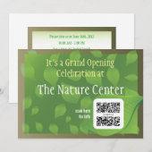 Uitnodigingscentrum voor Natuur Sjabloon Kaart (Voorkant / Achterkant)