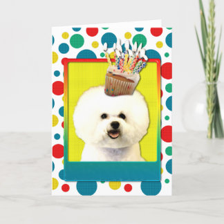 Uitnodigingscupcake - Bichon Frise