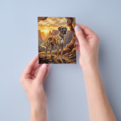 Uitnodigingsfolder mint flyer (Hand)