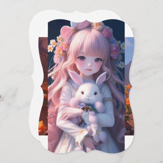 Uitnodigingskaart Kaart (Voorkant / Achterkant)