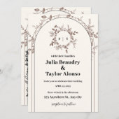 uitnodigingskaart kaart (Voorkant / Achterkant)