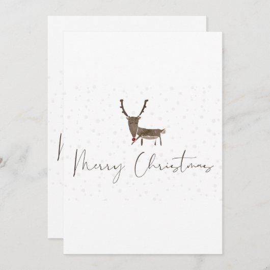 Uitnodigingskaart Kaart (Voorkant / Achterkant)