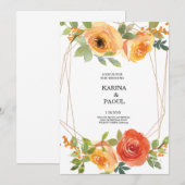 uitnodigingskaart kaart (Voorkant / Achterkant)