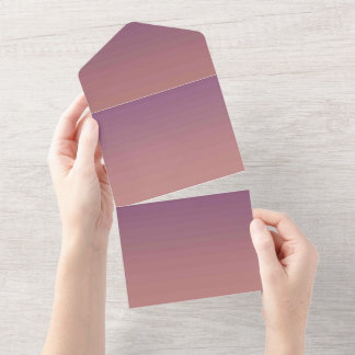 Uitnodigingskaart met effen kleur all in one uitnodiging