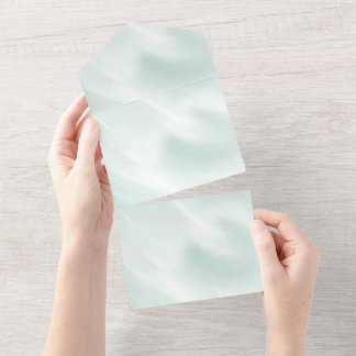 Uitnodigingskaart met effen kleur all in one uitnodiging