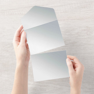 Uitnodigingskaart met effen kleur all in one uitnodiging