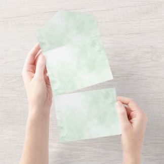 Uitnodigingskaart met effen kleur all in one uitnodiging