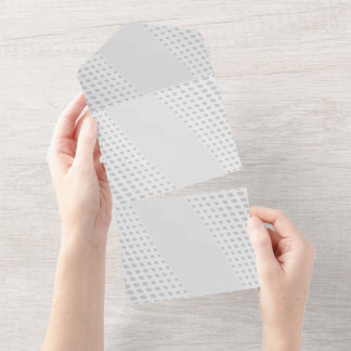 Uitnodigingskaart met effen kleur all in one uitnodiging