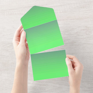 Uitnodigingskaart met effen kleur all in one uitnodiging