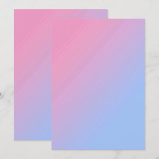 Uitnodigingskaart met effen kleur en platte aankon kaart