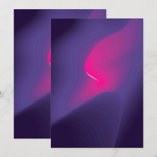 Uitnodigingskaart met effen kleur en vlak ontwerp kaart