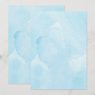 Uitnodigingskaart met effen kleur en vlak ontwerp kaart