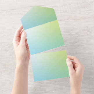 Uitnodigingskaart met effen kleur voor aankondigin all in one uitnodiging