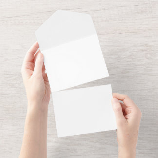 Uitnodigingskaart met effen kleur voor aankondigin all in one uitnodiging