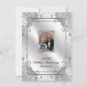 Uitnodigingskaart met foto voor 60-jarig huwelijks kaart (Voorkant)