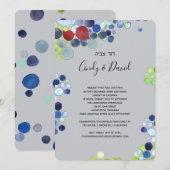 Uitnodigingskaart - Romantisch Bos Kaart (Voorkant / Achterkant)