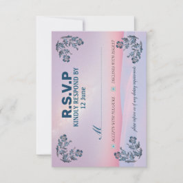 uitnodigingskaart RSVP in de mooiste kleuren Kaartje