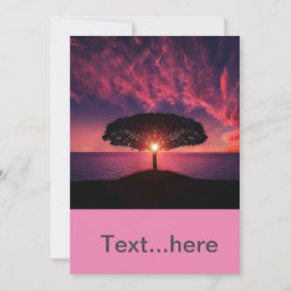 Uitnodigingskaart trouwfeest sjabloon kaart