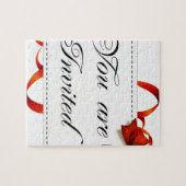 Uitnodigingskaart >> U bent uitgenodigd Legpuzzel (Horizontaal)