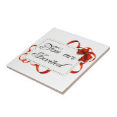 Uitnodigingskaart >> U bent uitgenodigd Tegeltje (Zijkant)