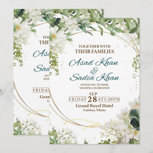 Uitnodigingskaart Verruiming Kaart (Voorkant / Achterkant)