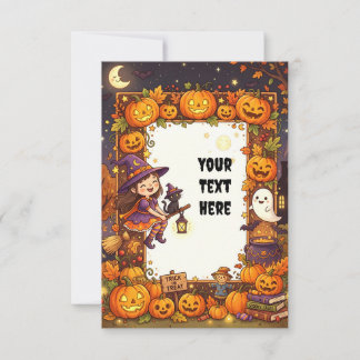 Uitnodigingskaart voor Halloween 2026 #2 Kaart
