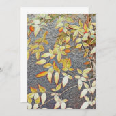 Uitnodigingskaarten /  kaart (Voorkant / Achterkant)