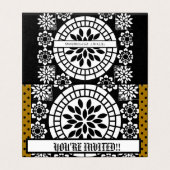 Uitnodigingskaarten Kaart (Buitenkant ongevouwen)