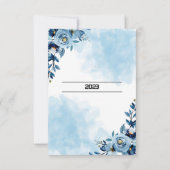 Uitnodigingskaarten voor de bruiloft RSVP kaartje (Achterkant)