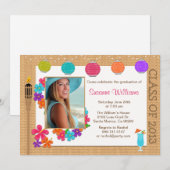 Uitnodigingsklasse Luau Afstuderen van 2013 Kaart (Voorkant / Achterkant)