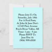  uitnodigingspool Koel Decozwemmers Kaart (Achterkant)