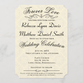 Uitnodigingsverklaring voor liefdesweddenschappen kaart