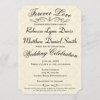 Uitnodigingsverklaring voor liefdesweddenschappen kaart