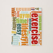 Uitoefening Fitness Lifestyle Legpuzzel (Verticaal)