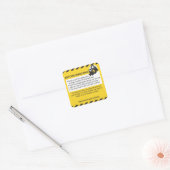 Uitpakken van vaste vel label en garantie. (Envelop)