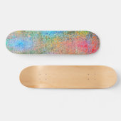 Uitputting van het kleurrijk skateboard (Horizontaal)