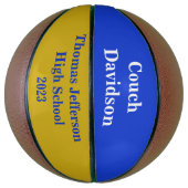Uitreiking Basketball Coach Basketbal (Verticaal)